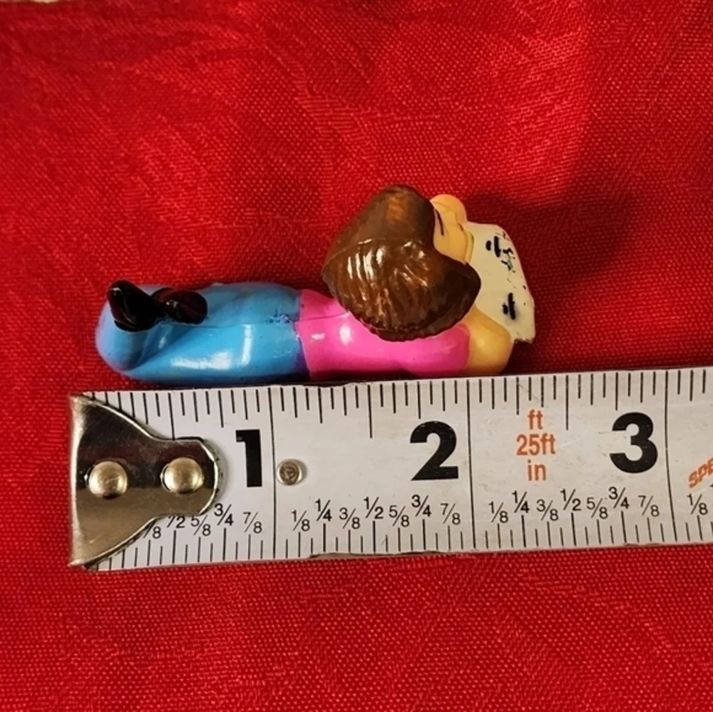 Vintage Wilton Cake Topper Lot Retro Teenager‎ Girl/Boy on phone set of 7